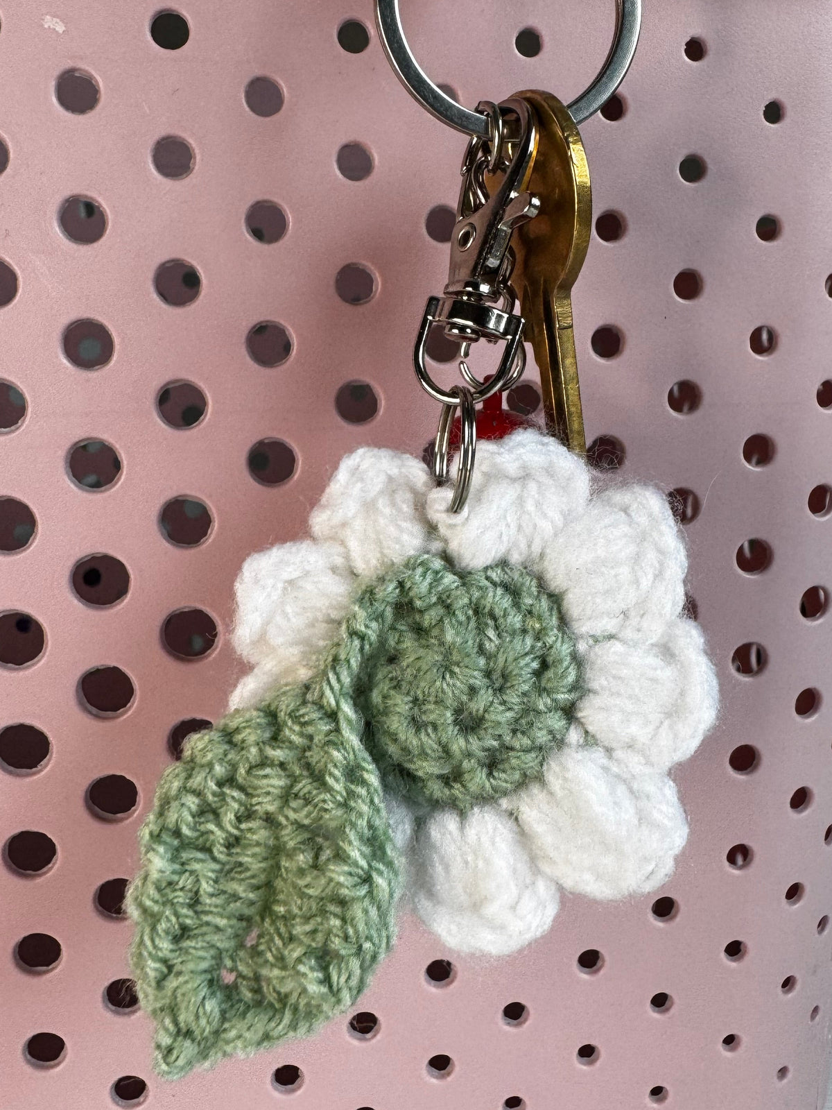 Crochet Keyring - Daisy