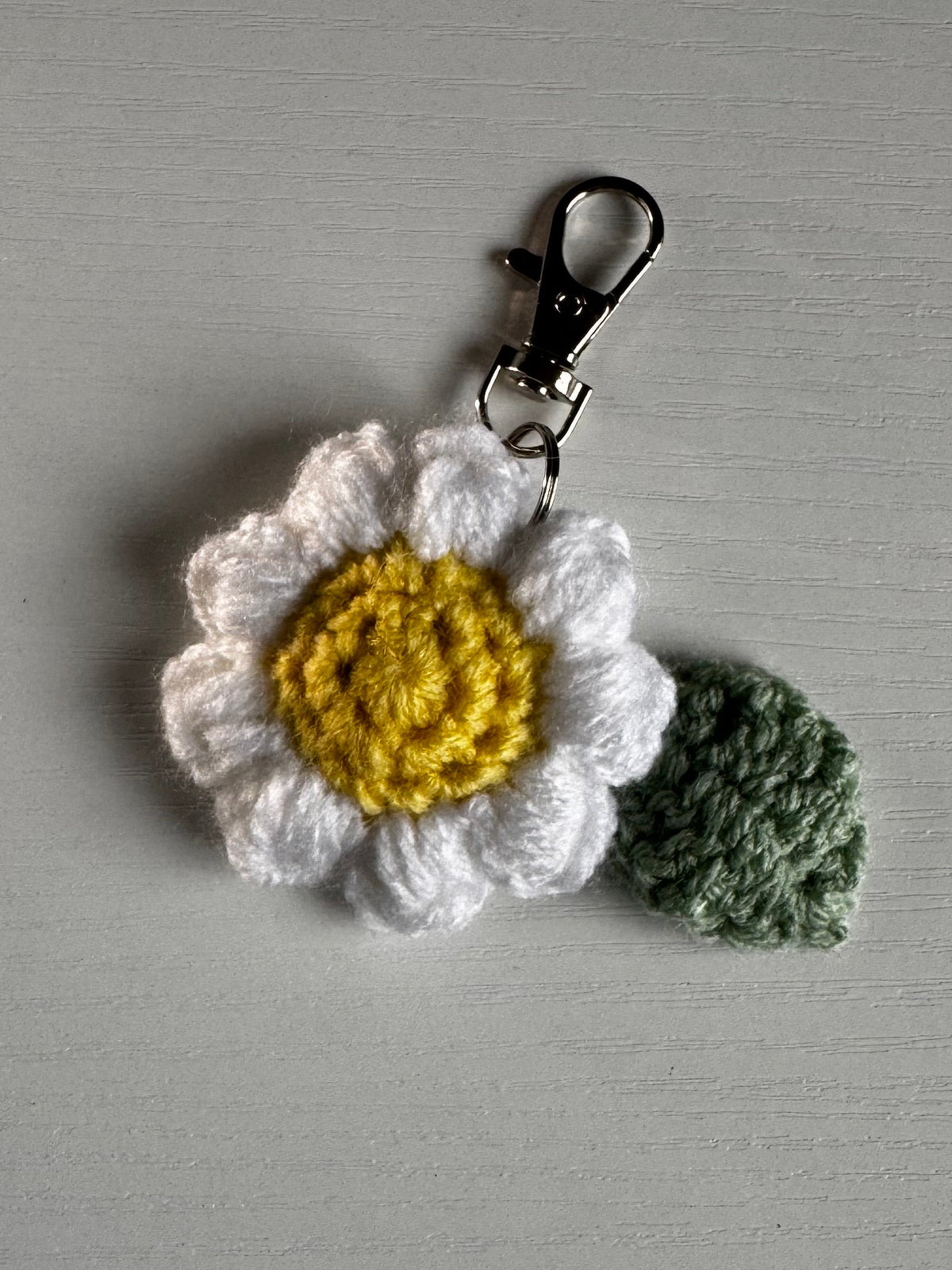 Crochet Keyring - Daisy