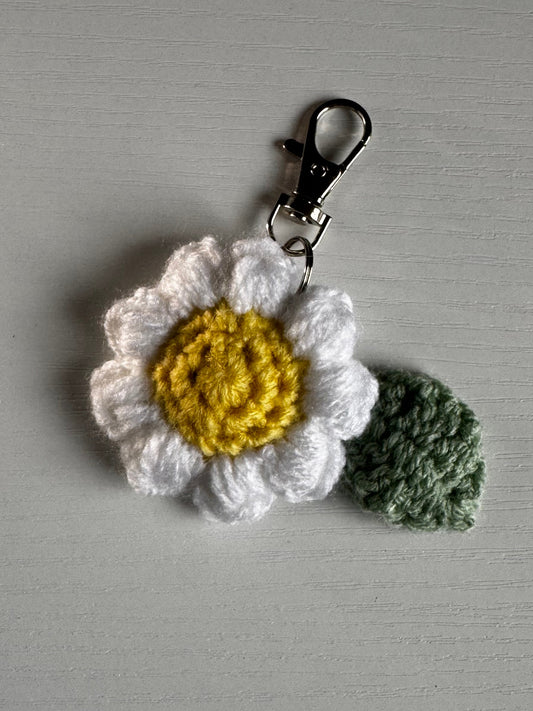 Crochet Keyring - Daisy