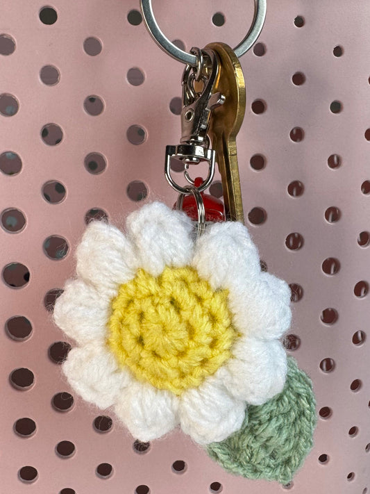 Crochet Keyring - Daisy